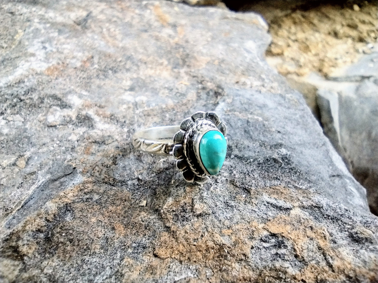 American Turquoise Ring | Size 7
