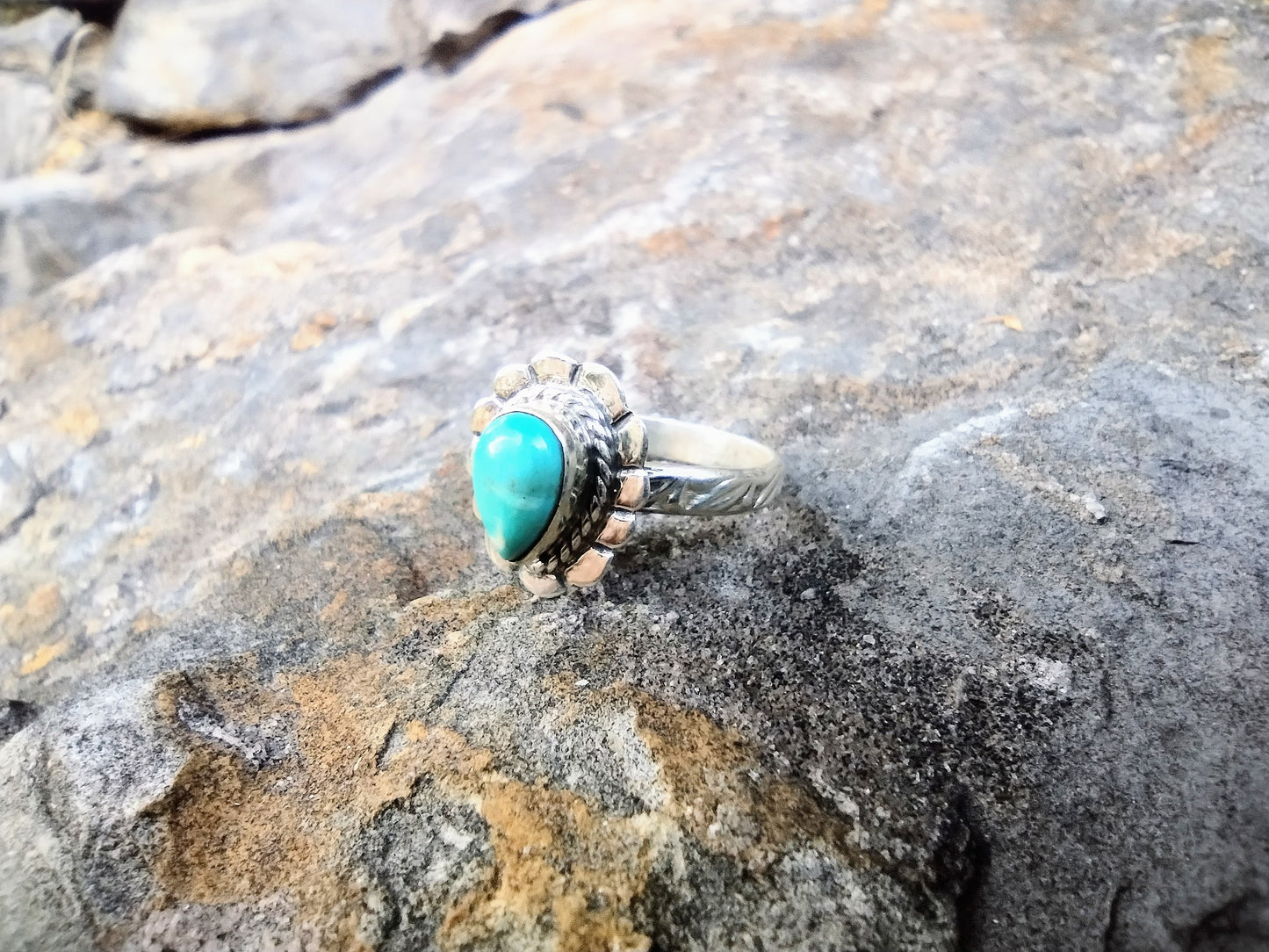 American Turquoise Ring | Size 7