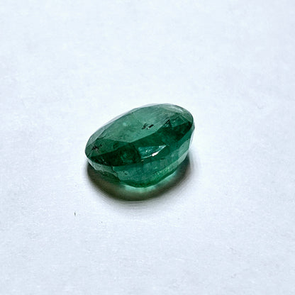3.9 ct Oval Zambian Emerald, 10.5 x 9.6 mm K3