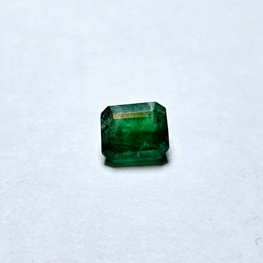 1.4 ct Octagon Zambian Emerald 6.6 x 5.4 mm K4