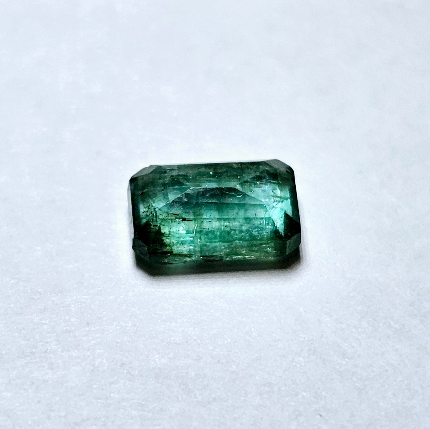 1.85 ct Octagon Zambian Emerald, 8.7 x 5.5 mm K5