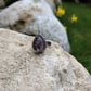 #111 Natural Carved Amethyst Ring