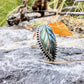 #K4 Natural Carved Blue Labradorite