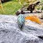 #K4 Natural Carved Blue Labradorite