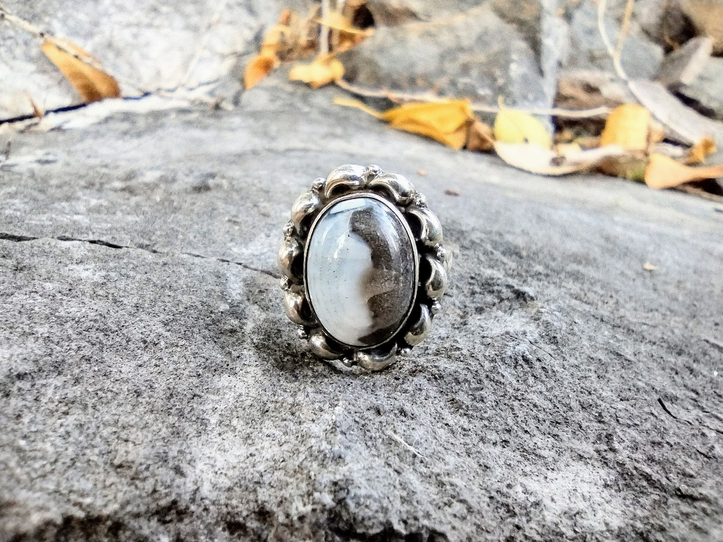Blue Opal Ring | Size7