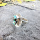 Sterling Silver Raw Ethiopian Fire Opal Ring Size 7.5